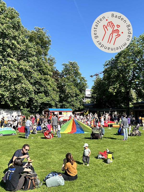 Kunterbunter Kinderspass auf der Kurhauswiese in Baden-Baden
